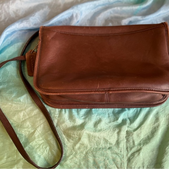 Coach Brown Leather Saddlebag Crossbody Purse -Minimal classic warm - Picture 4 of 9